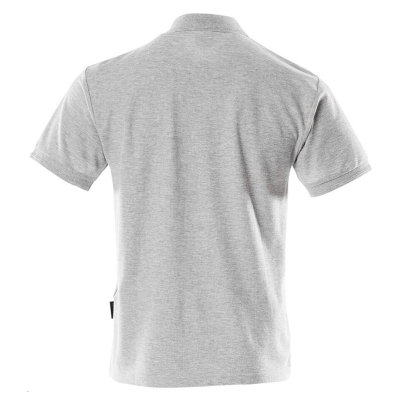 Mascot Crossover Borneo Polo Shirt With Chest Pocket - Grey-flecked