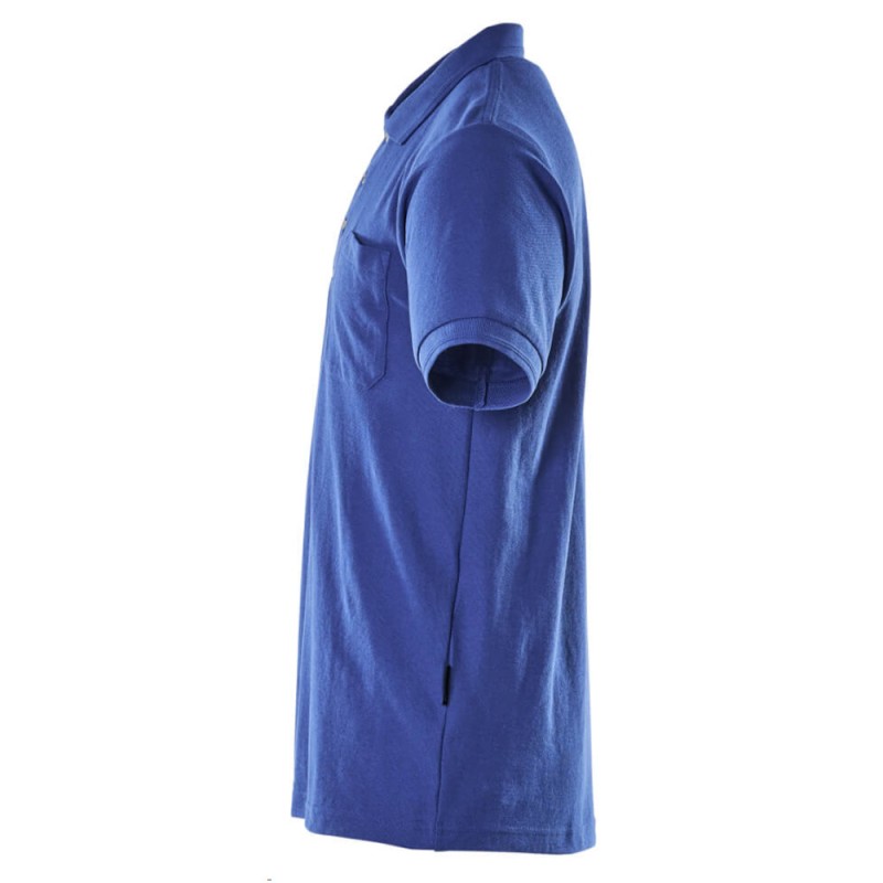 Mascot Crossover Borneo Polo Shirt With Chest Pocket - Royal