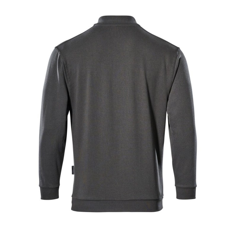Mascot Crossover Trinidad Polo Sweatshirt Dark Anthracite