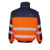 Mascot Livigno Safe Image 00920 Orange Navy Pilot Jacket