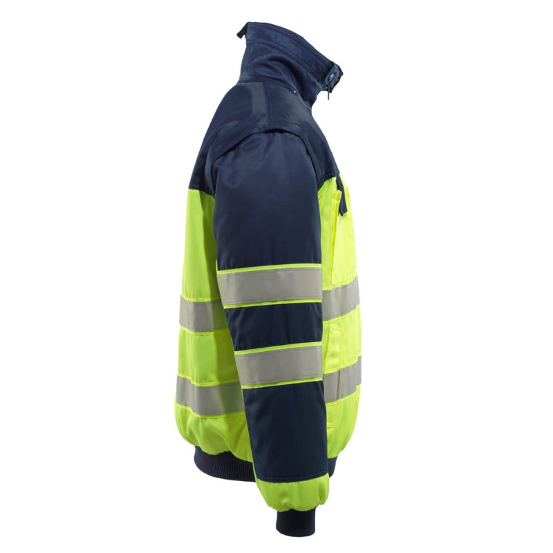 Mascot Livigno Safe Image 00920 Yellow Navy Pilot Jacket