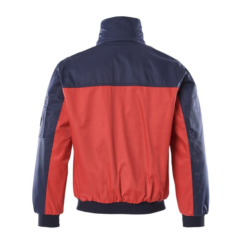 Mascot Image 00922 Pilot Jacket Red Navy