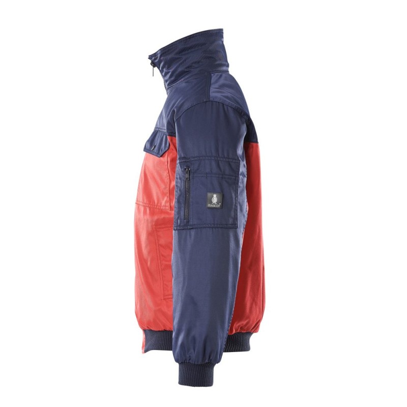 Mascot Image 00922 Pilot Jacket Red Navy
