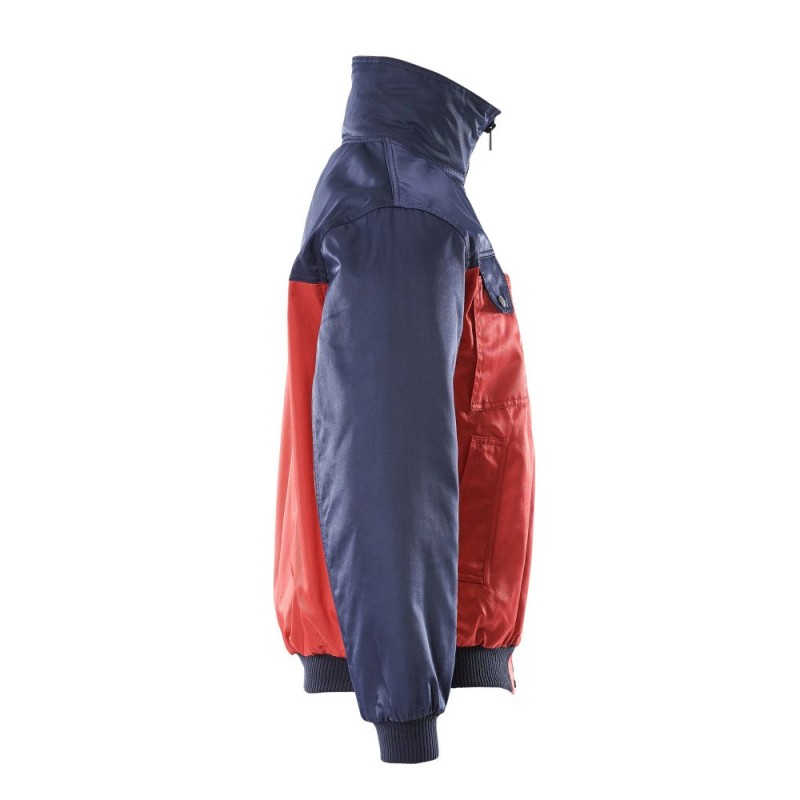 Mascot Image 00922 Pilot Jacket Red Navy