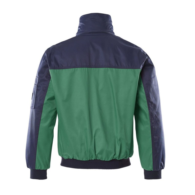Mascot Image 00922 Pilot Jacket Green Navy