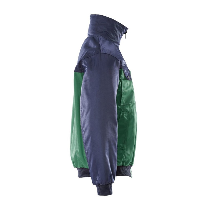 Mascot Image 00922 Pilot Jacket Green Navy