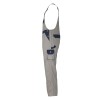 Mascot Image Milano Bib & Brace With Kneepad Pockets - Light Grey/navy