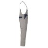 Mascot Image Milano Bib & Brace With Kneepad Pockets - Light Grey/navy
