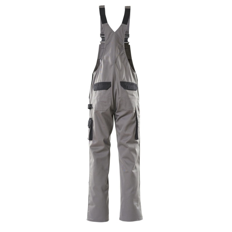 Mascot Image Milano Bib & Brace With Kneepad Pockets - Anthracite/black