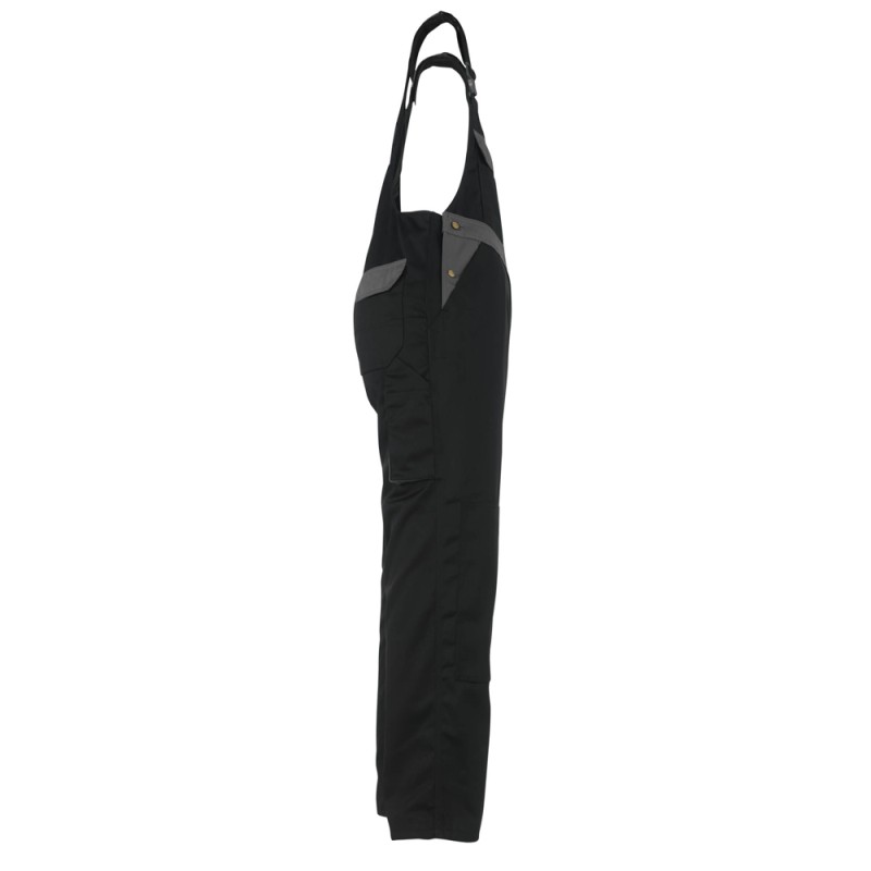 Mascot Image Milano Bib & Brace With Kneepad Pockets - Black/anthracite