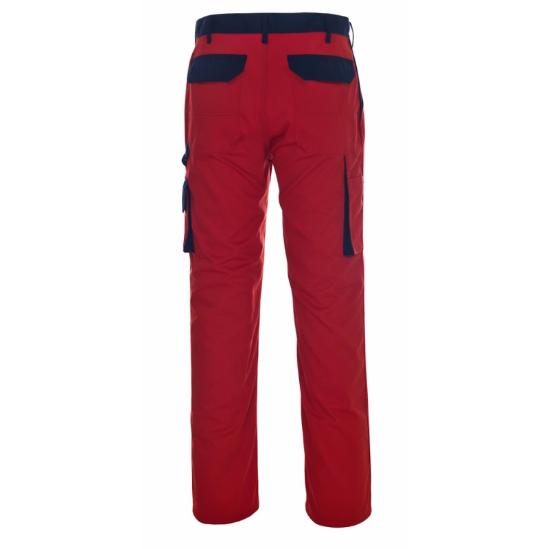 Mascot Image 00979 Trousers With Kneepad Pockets Red Navy