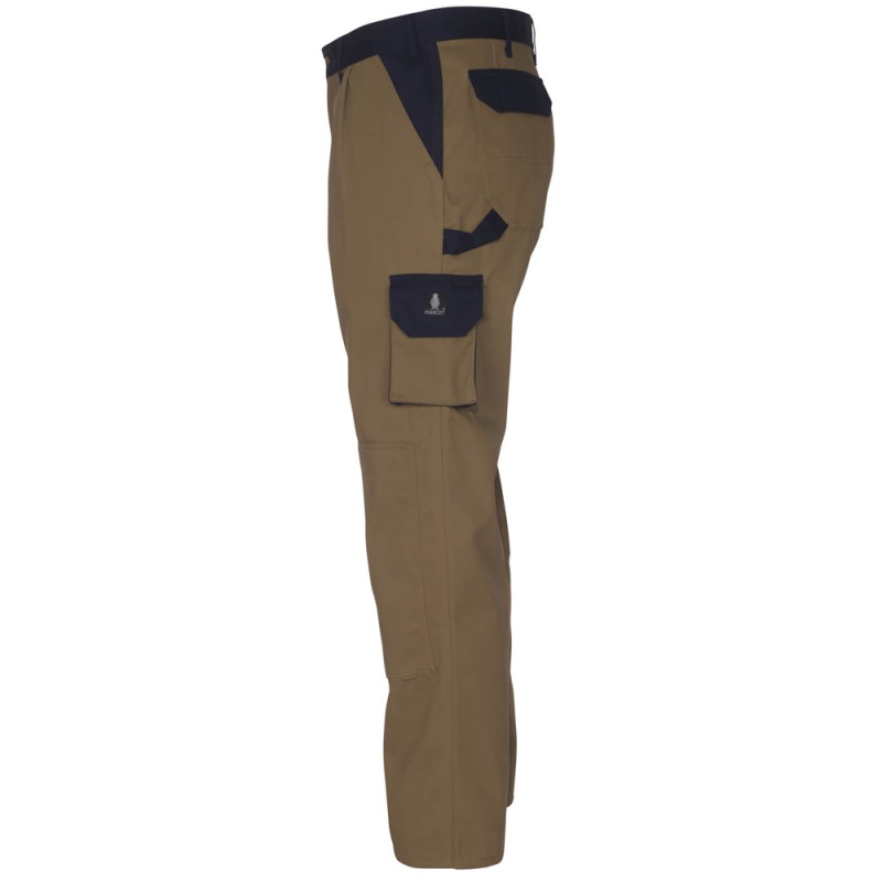 Mascot Image 00979 Trousers With Kneepad Pockets Khaki Navy