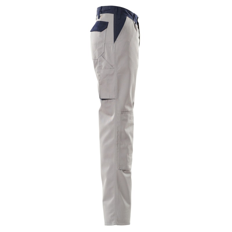 Mascot Image 00979 Trousers With Kneepad Pockets Light Grey Navy