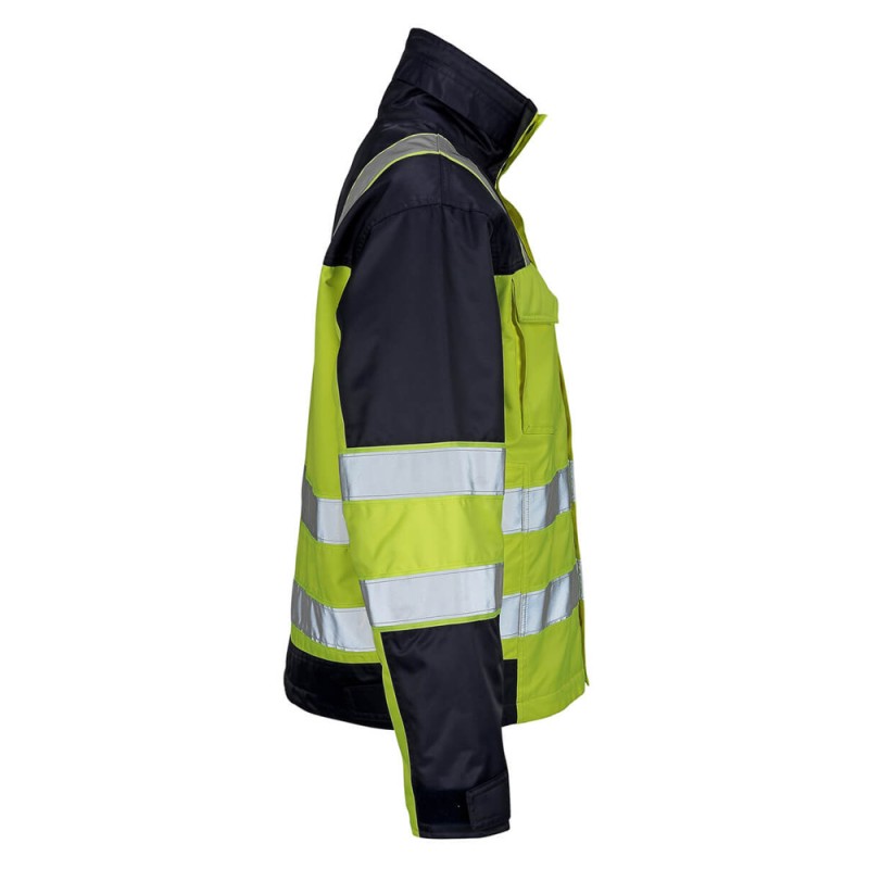 Mascot Genova Safe Image 05023 Yellow Navy Winter Jacket