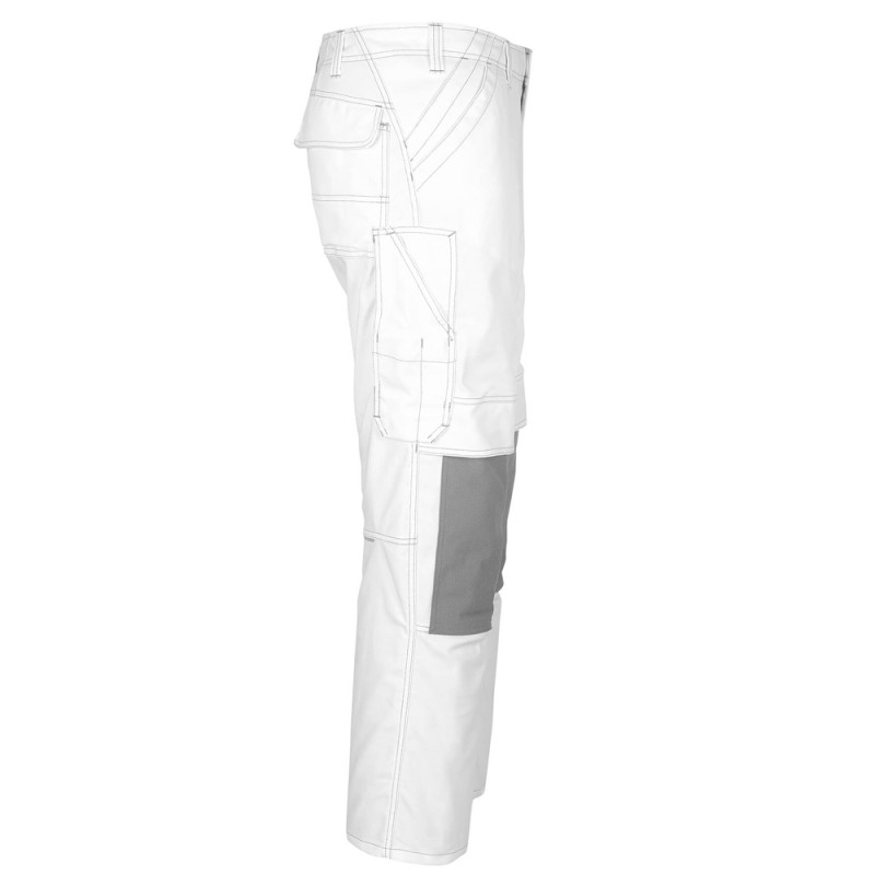 Mascot Hardwear 05079 Trousers With Kneepad Pockets White