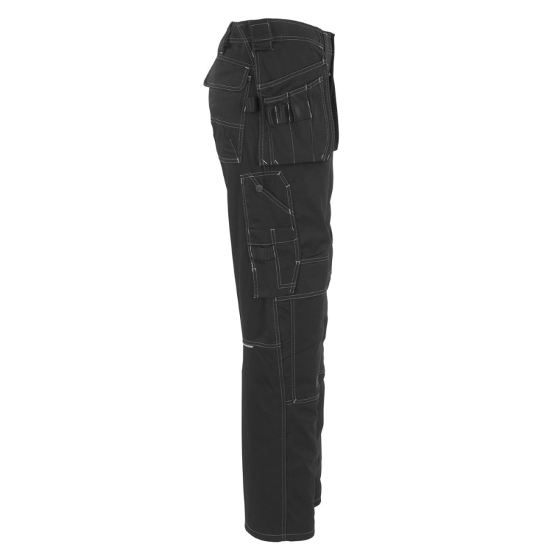 Mascot Hardwear 06131 Trousers With Kneepad Pockets And Holster Pockets Black