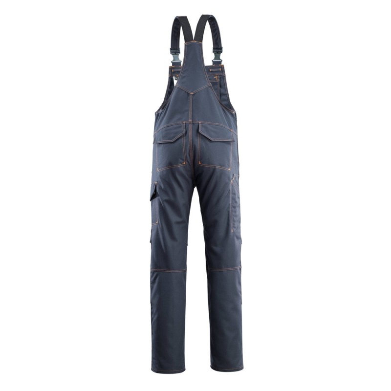 Mascot Multisafe Freibourg Bib & Brace With Kneepad Pockets - Dark Navy