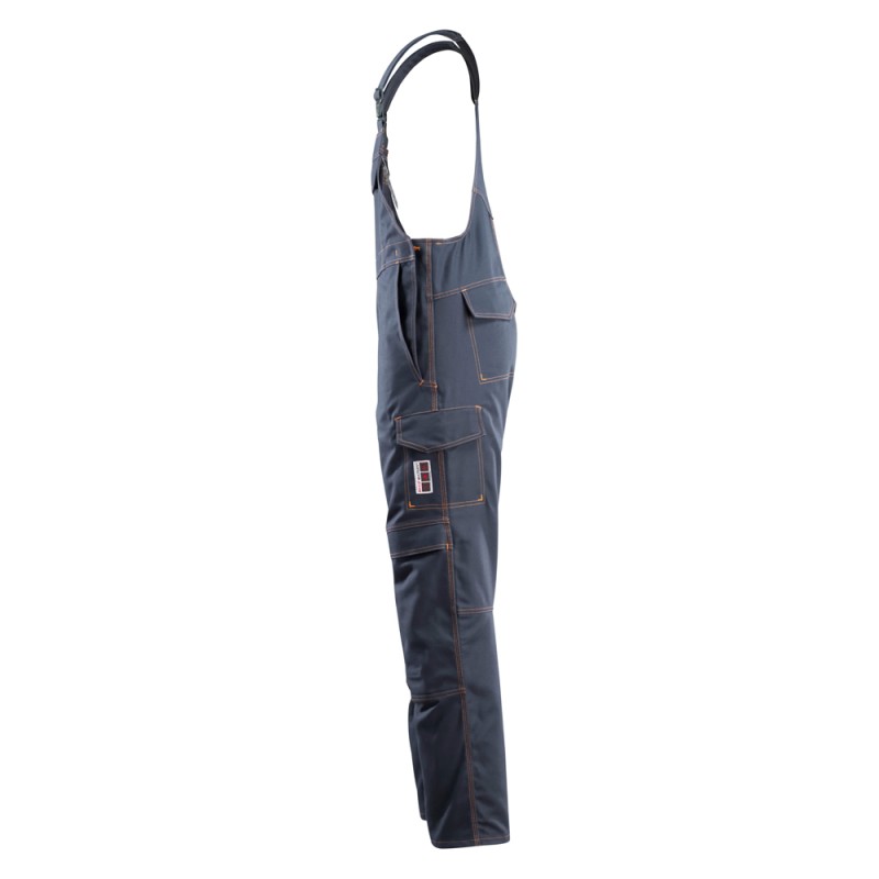 Mascot Multisafe Freibourg Bib & Brace With Kneepad Pockets - Dark Navy