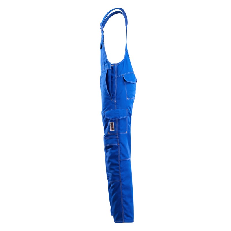 Mascot Multisafe Freibourg Bib & Brace With Kneepad Pockets - Royal