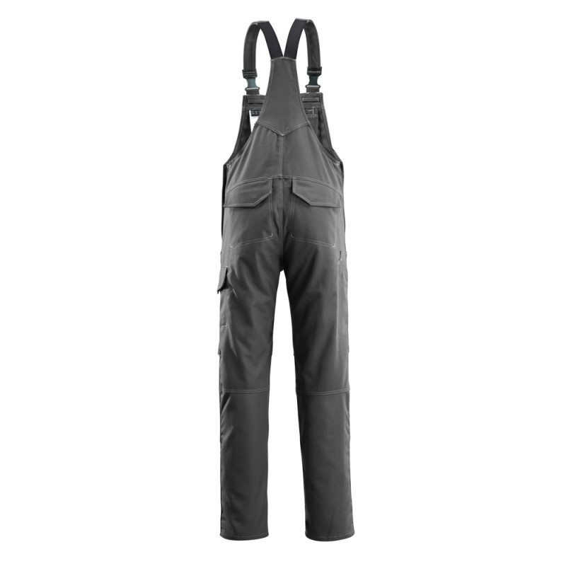 Mascot Multisafe Freibourg Bib & Brace With Kneepad Pockets - Dark Anthracite