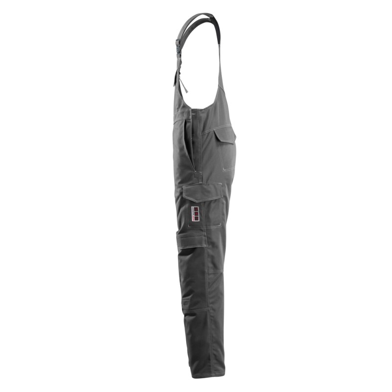 Mascot Multisafe Freibourg Bib & Brace With Kneepad Pockets - Dark Anthracite