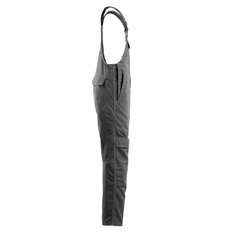 Mascot Multisafe Freibourg Bib & Brace With Kneepad Pockets - Dark Anthracite