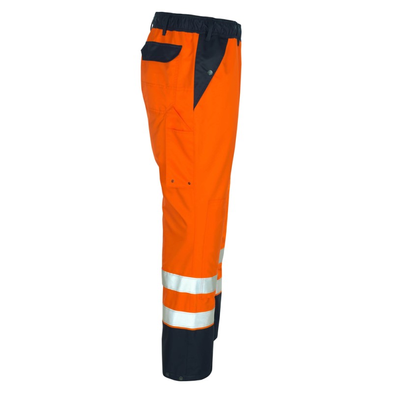 Mascot Linz Safe Image 07090 Over Trousers Orange Navy