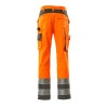 Mascot Olinda Safe Complete 07179 Trousers With Kneepad Pockets Orange Anthracite