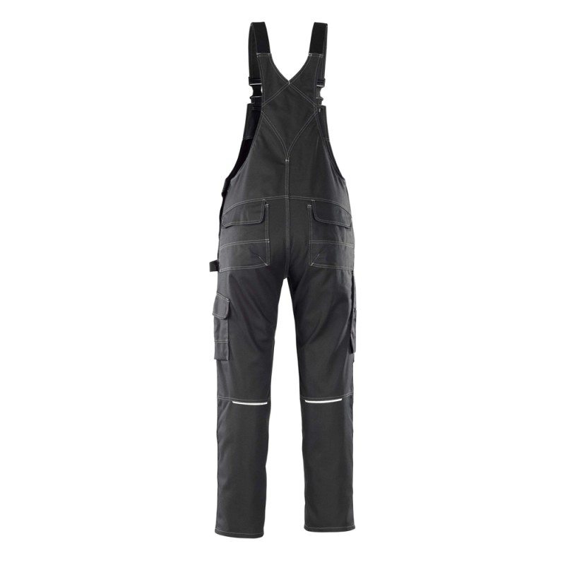 Mascot Hardwear Orense Bib & Brace With Kneepad Pockets - Black