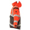 Mascot Afife Safe Young 09030 Parka Jacket Waterproof Red Dark Anthracite Class 2