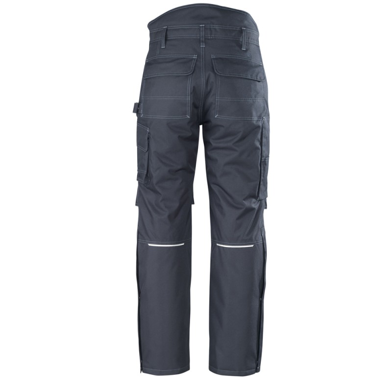 Mascot Industry 10090 Winter Trousers With Kneepad Pockets Dark Navy