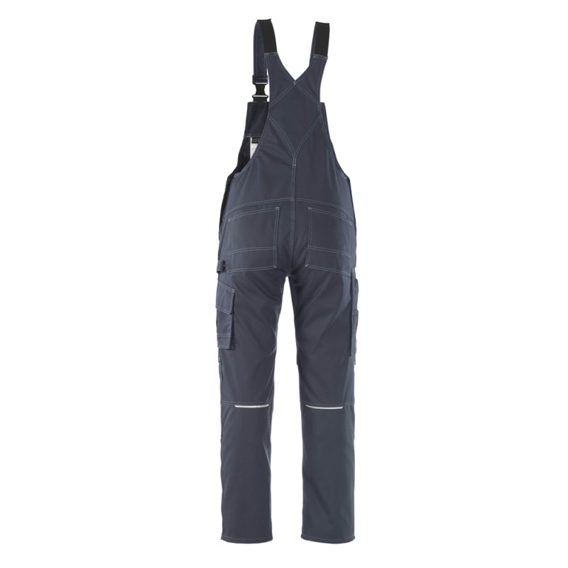Mascot Industry Richmond Bib & Brace With Kneepad Pockets - Dark Navy