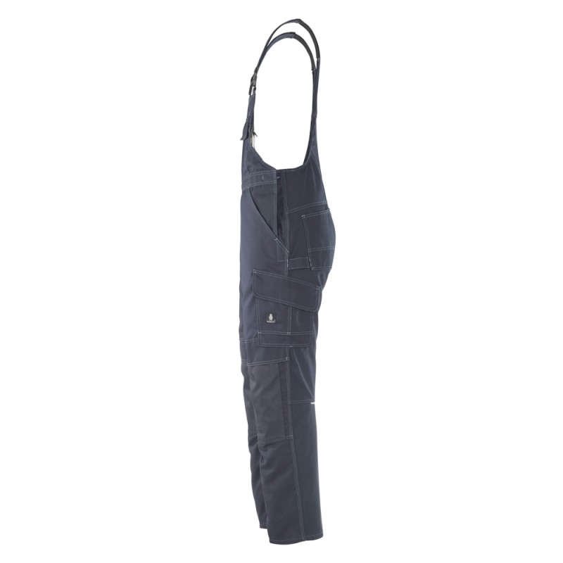 Mascot Industry Richmond Bib & Brace With Kneepad Pockets - Dark Navy