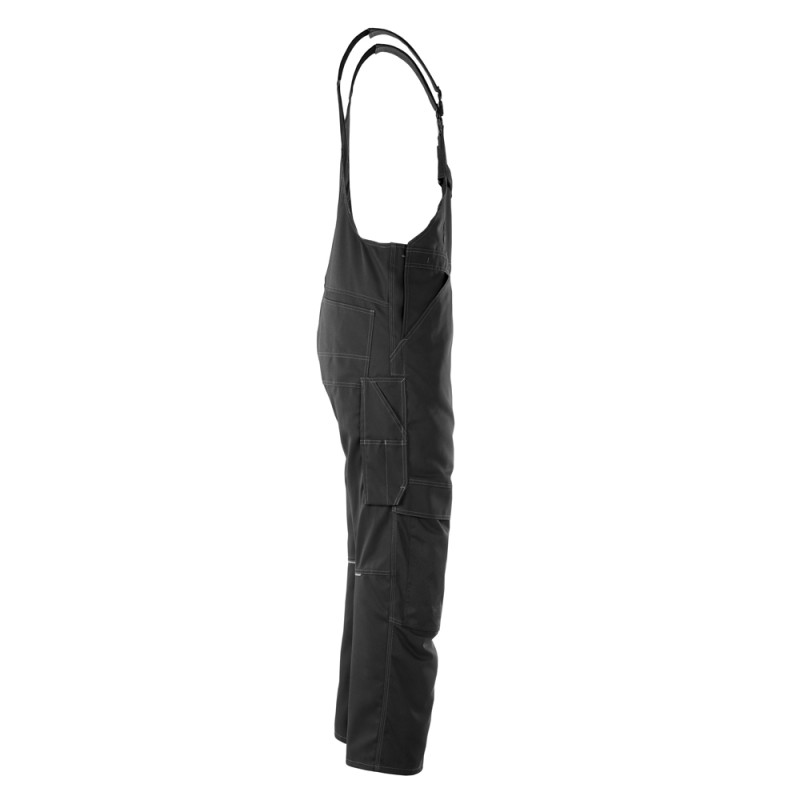 Mascot Industry Richmond Bib & Brace With Kneepad Pockets - Black