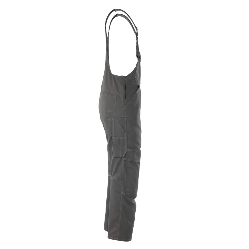 Mascot Industry Richmond Bib & Brace With Kneepad Pockets - Dark Anthracite
