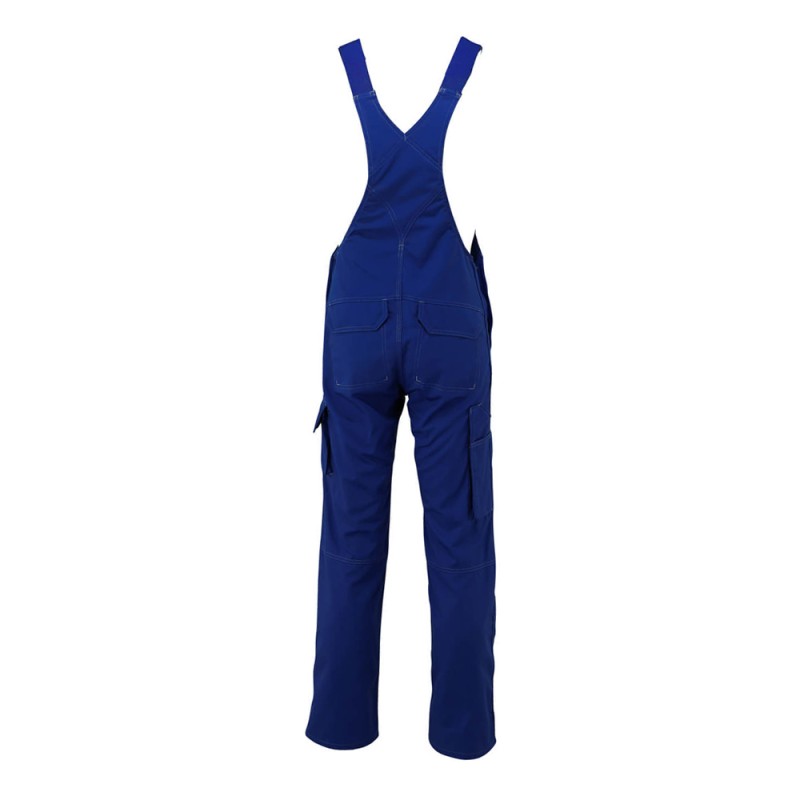 Mascot Industry Newark Bib & Brace With Kneepad Pockets - Royal