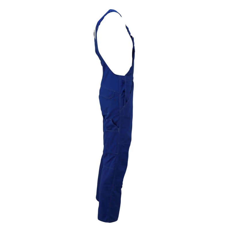 Mascot Industry Newark Bib & Brace With Kneepad Pockets - Royal