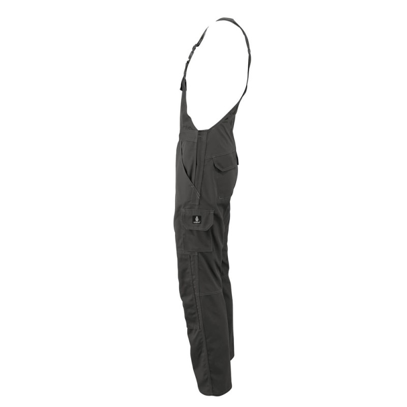 Mascot Industry Newark Bib & Brace With Kneepad Pockets - Dark Anthracite
