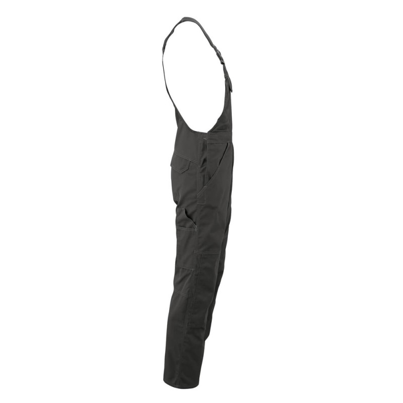 Mascot Industry Newark Bib & Brace With Kneepad Pockets - Dark Anthracite