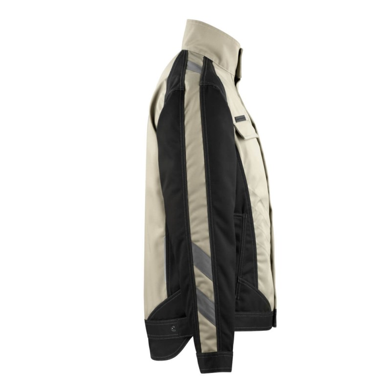 Mascot Safe Unique Mainz Jacket Light Khaki Black