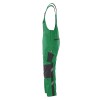 Mascot Safe Unique Leipzig Bib & Brace With Kneepad Pockets - Green/black