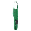 Mascot Safe Unique Leipzig Bib & Brace With Kneepad Pockets - Green/black