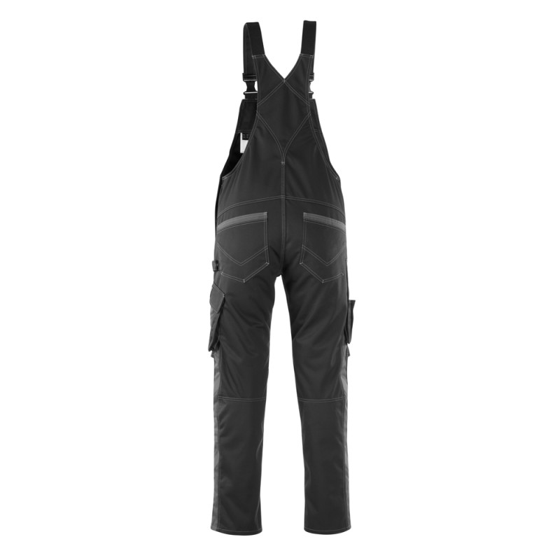 Mascot Safe Unique Leipzig Bib & Brace With Kneepad Pockets - Black/dark Anthracite