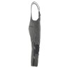 Mascot Safe Unique Leipzig Bib & Brace With Kneepad Pockets - Dark Anthracite/black
