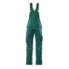 Mascot Safe Unique Augsburg Bib & Brace With Kneepad Pockets - Green/black