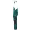 Mascot Safe Unique Augsburg Bib & Brace With Kneepad Pockets - Green/black