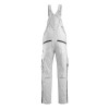 Mascot Safe Unique Augsburg Bib & Brace With Kneepad Pockets - White/dark Anthracite