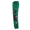 Mascot Unique 12179 Trousers With Kneepad Pockets Green Black