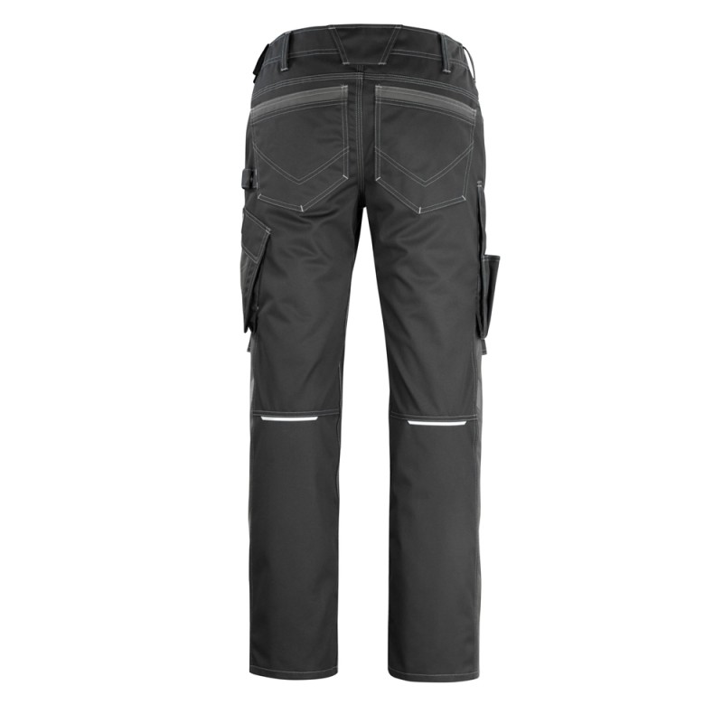 Mascot Unique 12179 Trousers With Kneepad Pockets Black Dark Anthracite