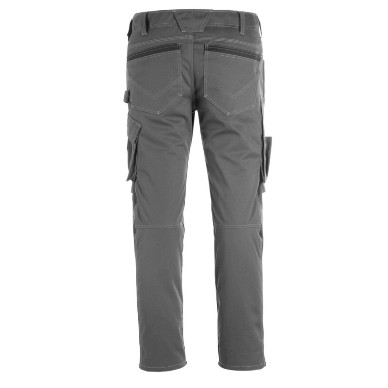 Mascot Unique 12179 Trousers With Kneepad Pockets Dark Anthracite Black